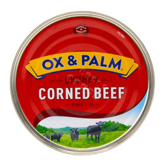 OX & Palm corned beef with Natural Juices original chunky Style 11.5 oz…