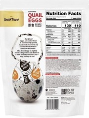 THE SNAK YARD FLAVORED QUAIL BOILED, PEELED EGGS -READY TO EAT- 54 COUNT 14.1 OZ