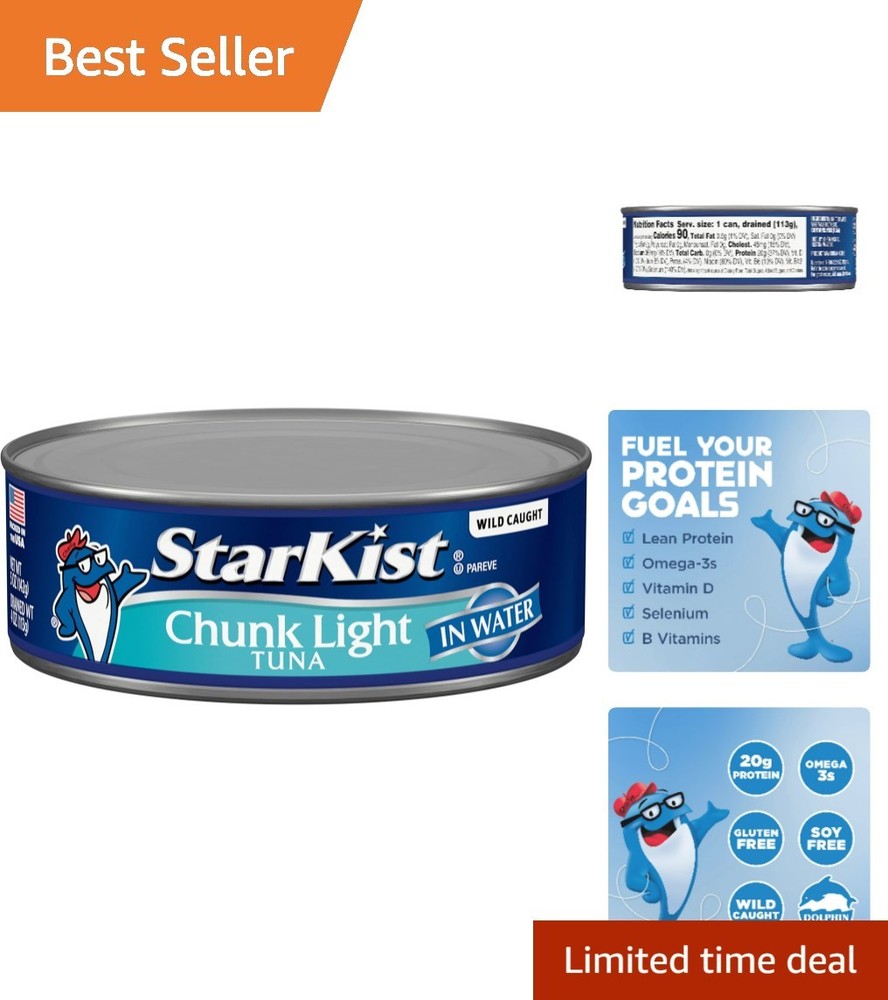 Chunk Light Tuna in Water, 5oz Canned Tuna, 1-Pack