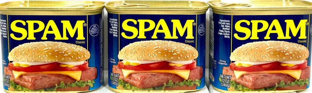 Spam Classic Luncheon Meat 12 oz ( Pack of 3 )~8/2027