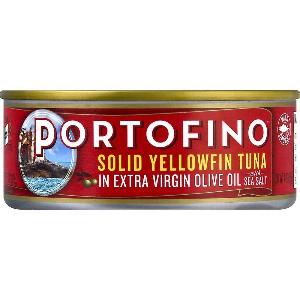 Solid Yellowfin Tuna In Extra Virgin Olive Oil – 4.5oz Can (Pack of 12)