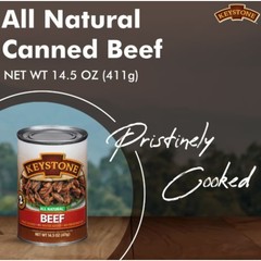 Keystone All Natural Beef, 14.5 oz Can