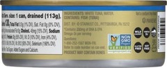 Selects No Salt Added Chunk White Albacore Tuna in Water – 4.5 oz Can Pack of 5