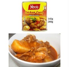 Yeo’s Chicken Curry with Potatoes 280g – 6 Cans (HALAL)