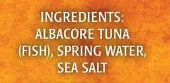 Natural Solid White Albacore Tuna in Spring Water – 12 Cans, High Protein, Low F