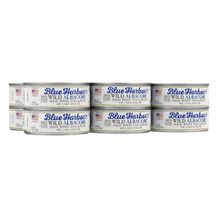 Wild Albacore Solid White Tuna in Water with Sea Salt – 4.6 Oz Can (Pack of 12)