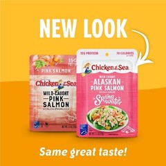 12-Pack Chicken of the Sea Skinless & Boneless Wild Caught Pink Salmon, 2.5 oz