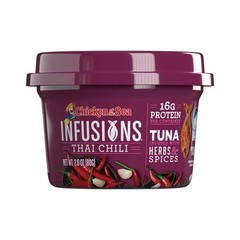 Infusions Tuna, 2.8 Ounce Cups (Pack of 6), Wild Caught Tuna, Thai Chili