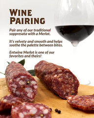 Sweet Sopressata Salami – Nitrate and Gluten Free, Dry Cured Naturally in the US