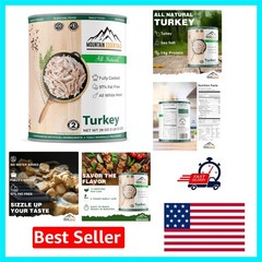 Emergency-Ready Canned Turkey 28 Oz – Natural, Shelf-Stable White Meat Delight