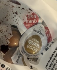 Quail Eggs Snak Yard 108 Individually Wrapped Salted & Stewed 2 Bags FREESHIP