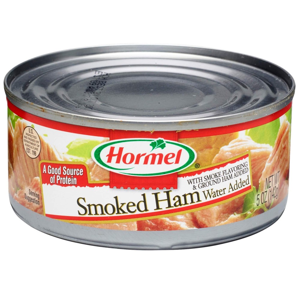 HORMEL Canned Ham, Smoked, A Good Source of Protein, 5 Ounce Pack of 12