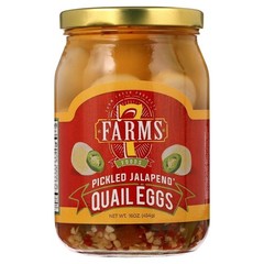 Pickled Jalapeno Quail Eggs in Brine Snack 3 Pack Jar Spicy Gourmet Food Gift