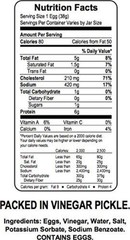 Gallon Size Herb’s Pickled Eggs – Whole Eggs in Flavorful Vinegar Brine