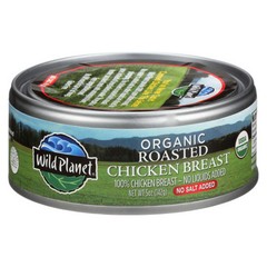 Organic Roasted Chicken Breast No Salt Added 5 Oz(Case Of 12) By Wild Planet