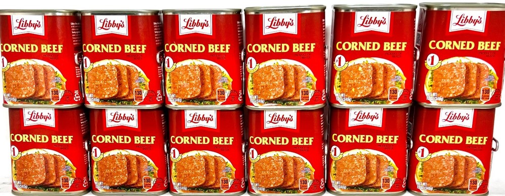 Libby’s Corned Beef 12 oz ( Pack of 12 ) ~ Exp 3/14/2027
