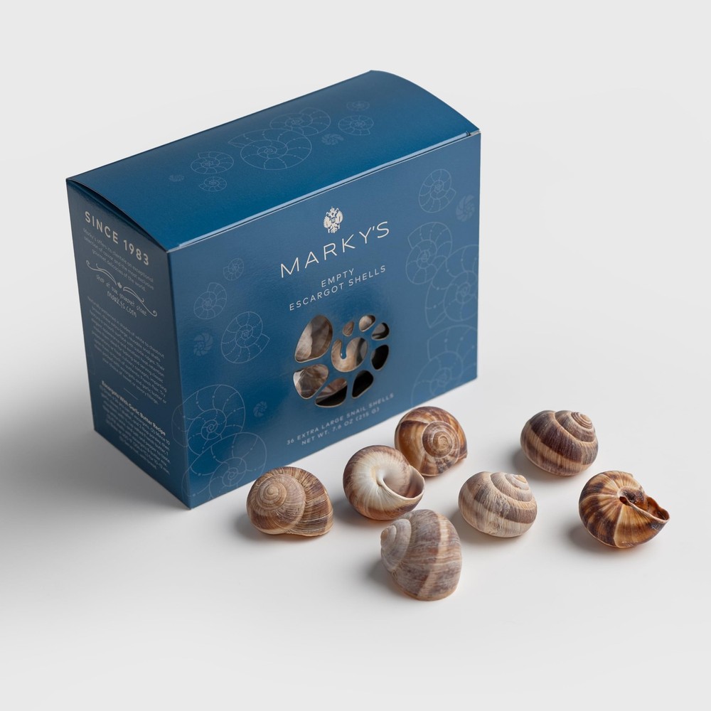 Escargot Snails Empty Shells – 36 pcs – Extra Large Escargot Shells – Premium…