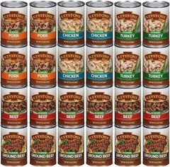 Keystone Meats 24 Cans Variety Pack – All Natural Fully Cooked Canned Meat (6…