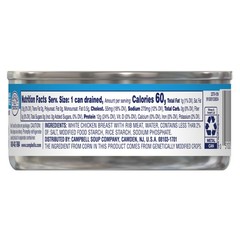 Swanson White Premium Chunk Canned Chicken Breast in 4.5 oz (Pack of 24)