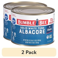 Solid White Albacore Tuna in Water Wild Caught Gluten Free High Protein Canned