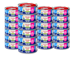 (24 pack) Chicken of the Sea Wild Caught Solid White Pure Tuna, Low Sodium 4 oz