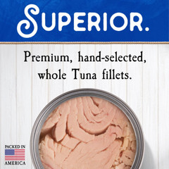 Wild Albacore Solid White Tuna in Water with Sea Salt – 4.6 oz Can (Pack of 12)