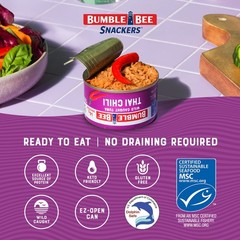 (16 pack) Thai Chili Flavored Light Tuna, Wild Caught, Gluten Free, 14g Protein