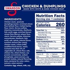 Canned Chicken & Dumplings with White/Dark Meat, 10.5 OZ, 12-Pack