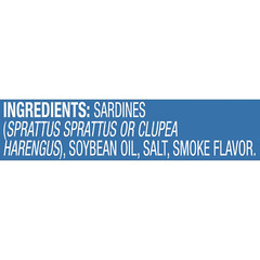 Lightly Smoked Sardines in Oil, 3.75 Ounce Cans (Pack of 18), Wild Caught Canned