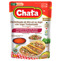 Authentic Carne De Res Deshebrada, Seasoned Shredded Beef, 8 Oz, Pack of 1
