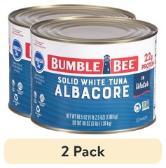 Solid White Albacore Tuna in Water Wild Caught Gluten Free High Protein Canned