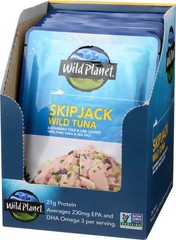 Wild Planet Skipjack Wild Tuna, Sea Salt, Pouch, Keto and Paleo, 3rd Party Me…