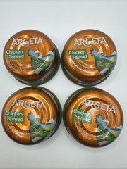 4x Argeta Chicken Spread Pate 95g Podravka