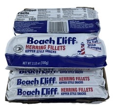Wild Caught Herring Beach Cliff Kippered Snacks 3.53 Oz Can Sardines (12 CANS)