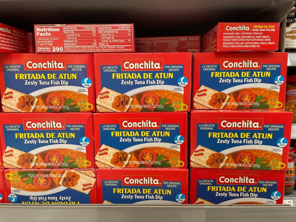 12 Pack Conchita Foods Tuna Fish Dip, Zesty Flavor, 4 oz Each, Seafood Spread
