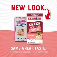 Snack On The Run Ham Salad with Crackers Kit, 3.5 oz (Pack of 12) – Ready to …