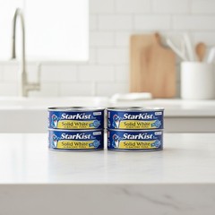 Solid White Albacore Tuna in Water, 5 oz Can, Pack of 4