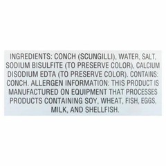 LaMonica Fine Foods Scungilli (Sliced Conch), 29 oz – Wild Caught – Ready to Eat