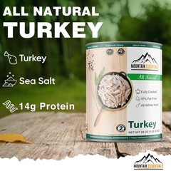 Delicious All Natural Canned Turkey 28 Oz – Perfect for Meals & Emergency Prep