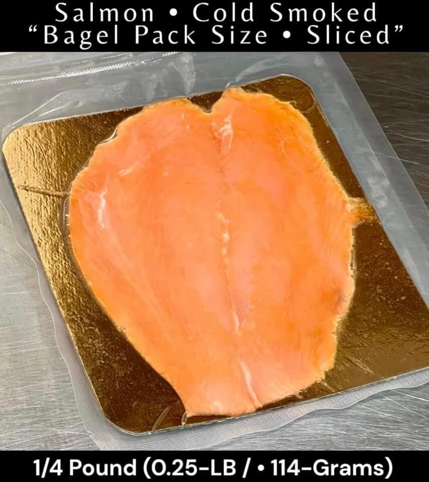 ‼️ Cold Smoked Salmon • NOVA ‼️ Bagel Pack Size Pack ‼️ 1/4-LB (3-Pack) ‼️