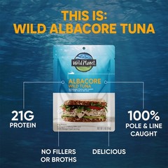 Wild Planet Albacore Wild Tuna with Sea Salt, 3 oz