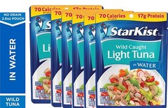 StarKist Chunk Light Tuna in Water, 2.6 Ounce (Pack of 6)