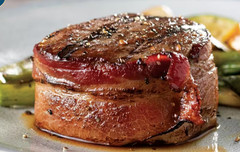 (8) 6 Ounce Bacon Wrapped Filet Mignons