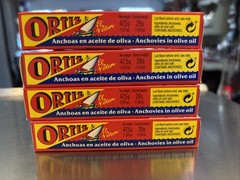 Anchovies in Extra Virgin Olive Oil 4 Boxes 1.67oz Each Box