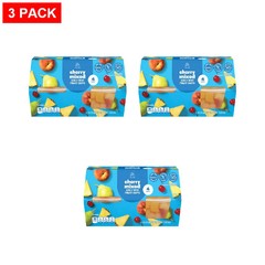 Lunch Buddies Cherry Mixed Fruit in 100% Juice – 4 count, 4 oz – Pack of 3