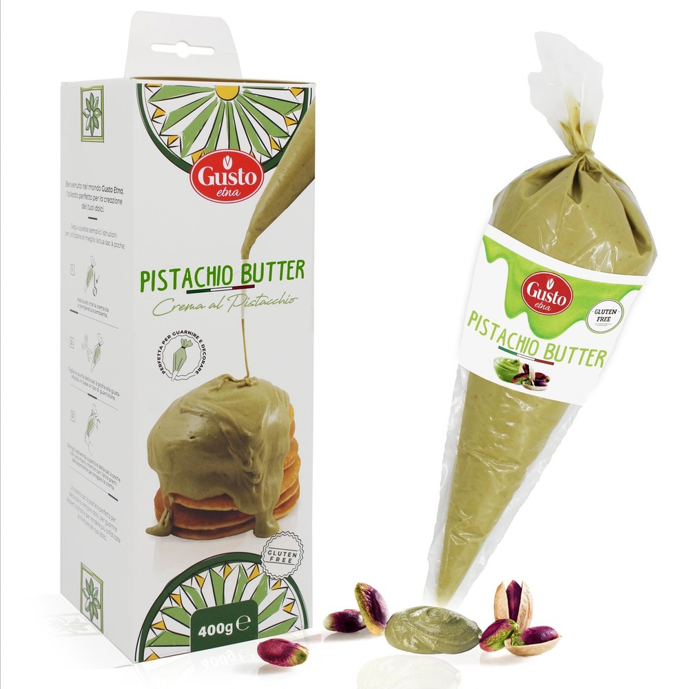 Pistachio Nut Butter Cream in Squeeze Pouch, 14.1 oz (400g)