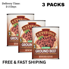 Free Shipping Keystone All Natural Ground Beef, 28 oz Can 3 cans