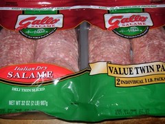 Twin Pack GALLO ITALIAN DRY SALAME 2 Pounds = 32oz FRESHEST FREE FAST SHIPPING