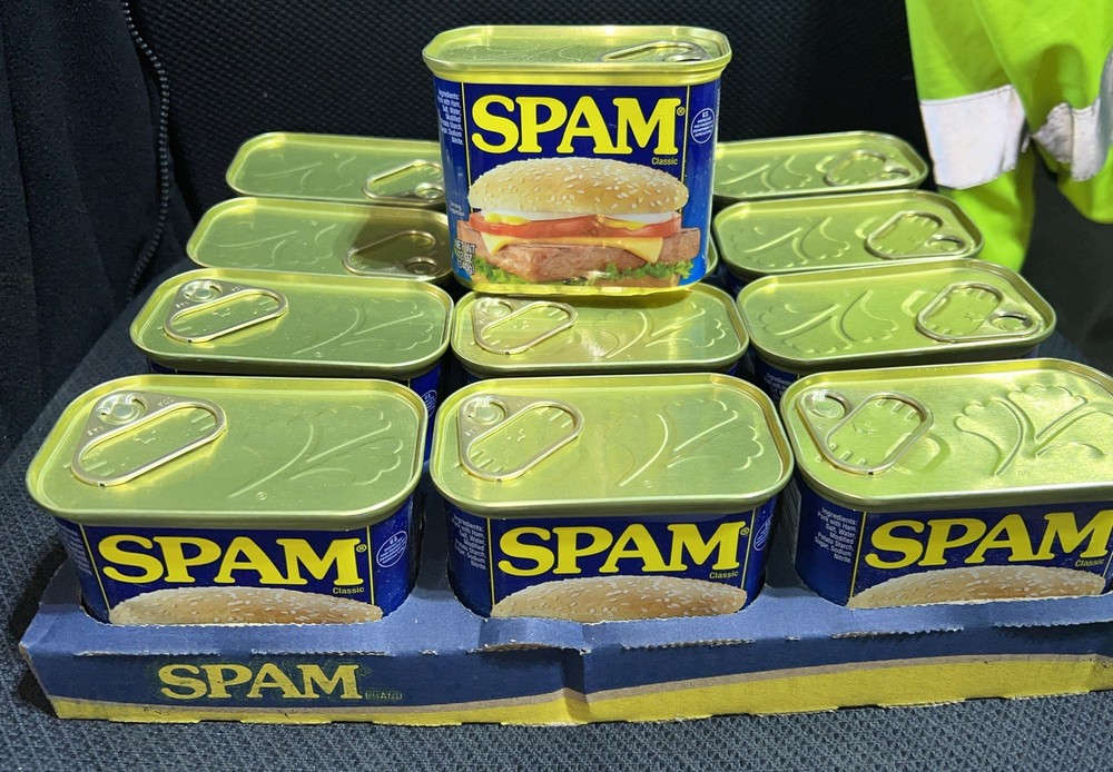 Hormel SPAM Canned Meat 12 Oz (12 Pack) Case Sealed Vintage Collectible
