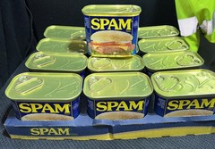 Hormel SPAM Canned Meat 12 Oz (12 Pack) Case Sealed Vintage Collectible